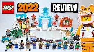 LEGO Lunar New Year Ice Festival 80109  2022 Set Review [upl. by Aroon813]