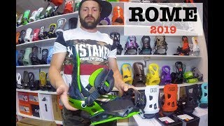 Сноуборд крепления ROME 2019 краткий анонс новинок коллекции [upl. by Ellevart]