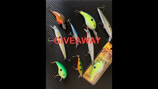 Giveaway  9 New and used lures some new but no boxes [upl. by Nerhtak]