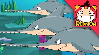 The shark scare Saw shark hammerhead shark  Animal rescue corps 03  REDMON [upl. by Ynnohj3]