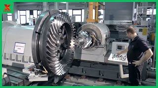 The Worlds Largest Bevel Gear CNC Machine Modern Gear Production Line Steel Wheel Manufacturing [upl. by Ikila252]