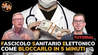 Fascicolo sanitario elettronico come bloccarlo in 5 minuti  Tutorial [upl. by Eivla]