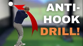 Stop Hooking The Golf Ball  Anti Hook Drill [upl. by Niwre]