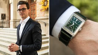 An Iconic Dress Watch Now in Green  JaegerLeCoultre Reverso Tribute Small Seconds [upl. by Eleazar339]