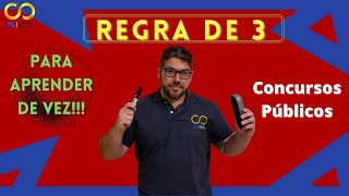 REGRA DE 3 Para Concursos [upl. by Atelokin]