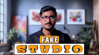 Create a FAKE Youtube Studio BACKGROUND  Home Youtube Studio Setup [upl. by Albina]