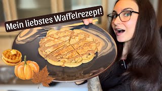 Lieblings Waffelrezept 🤎 Lecker  Gesund  Proteinreich amp Glutenfrei 🧇 [upl. by Clea]