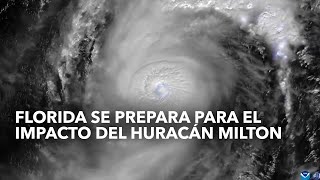 Florida se prepara para el impacto del huracán Milton [upl. by Cadmarr]