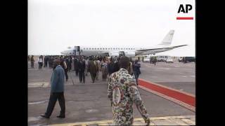 Zaire  President Mobutu returns [upl. by Noryak601]