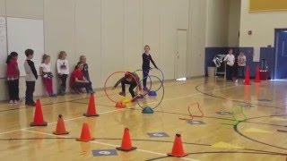 Finland Elementary School Obstacle Course Race [upl. by Nortal]