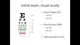 Basic Eye Exam  Part I [upl. by Attenweiler235]