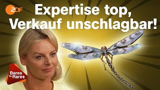 „Traumjuwel“ Bei LibellenBrosche mit 270 Diamanten kommen alle ins Schwärmen  Bares für Rares XXL [upl. by Boorman]