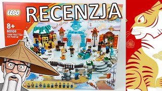 LEGO Nowy Rok Księżycowy  Festiwal Lodu 80109  RECENZJA 🐯 [upl. by Mil]