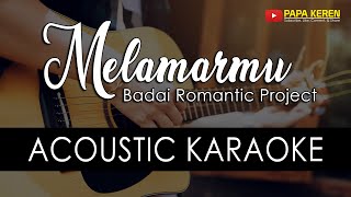 MELAMARMU  KARAOKE ACOUSTIC  LOW KEY [upl. by Aisena314]