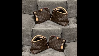 LOUIS VUITTON COMPARISON ARTSY MM OR GRACEFUL MM [upl. by Silliw371]