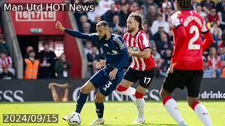 Why Noussair Mazraoui was subbed off during Man United’s win over Southampton [upl. by Tremann]