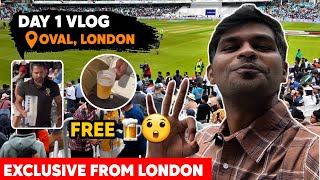 WTC Final  Day 1 Vlog  Englandல இத செஞ்சா Free Beer 🍺😲 Exclusive From London  CricAnandha Vlog [upl. by Attinahs257]