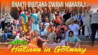 Krishna Harinam with Bhakti Bhusana Swami Maharaji in Cologne Germany 11052024 [upl. by Moir]