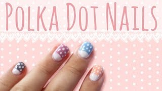 Nail Inspiration l polka dots [upl. by Leipzig86]