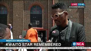 Mshoza Memorial  Kwaito star remembered [upl. by Laurena]