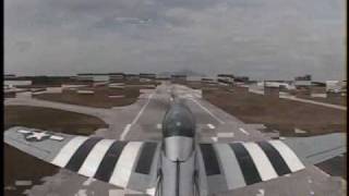 Crazy Horse P51 Mustang Takeoff [upl. by Quentin168]