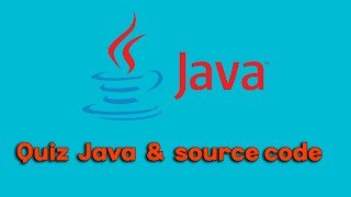 Quiz Java  code source de lapplication [upl. by Mungam]