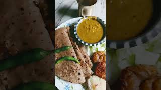 সকালে টিফিন breakfast । food  short video  shorts  viral video  please subscribe  ♥️♥️♥️ [upl. by Ayortal]