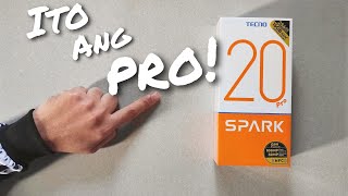 TECNO SPARK 20 PRO REVIEW TAGALOG [upl. by Newbill]