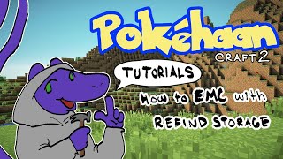 How to EMC with Refined Storage Pokehaan Craft 2torial minecraft minecraftfans minecraftlovers [upl. by Alleinnad]