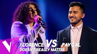 Typh Barrow  Doesnt really matter ● Forence amp Fayçal  Duels  The Voice Belgique Saison 11 [upl. by Pincince]