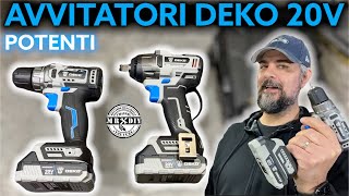 DEKO Avvitatore a impulsi da 350 Nm e trapano avvitatore brushless ricaricabile 20V Recensione [upl. by Leupold]