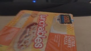 gourmet pizza hutt lunchables unboxing amp review [upl. by Keever]