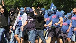 Lazio amp Wisla corteo in Rome 2015 [upl. by Eyllom724]