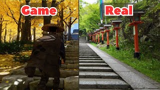 How close is GHOST OF TSUSHIMA in real life [upl. by Ladonna]