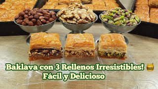 Curso gratuito SB 7 Baklava tradicional con 3 rellenos [upl. by Wildee631]