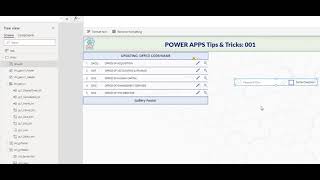 PowerApps Tips amp Tricks 001  Dynamic Gallery Height amp Dynamic X amp Y Coordinates [upl. by Dlaner]