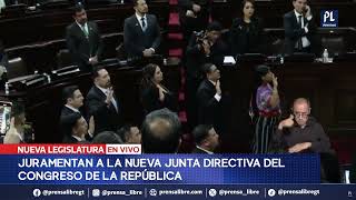 Así fue juramentada la nueva Junta Directiva del Congreso para el periódo 20242025 [upl. by Kowal]