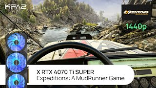 KFA2 X GeForce RTX 4070 Ti SUPER  Expeditions A MudRunner Game  1440p 2K [upl. by Ylram812]