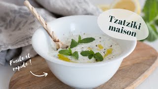 RECETTE  Tzatziki maison ultra facile à faire pour lapéro [upl. by Godfree]