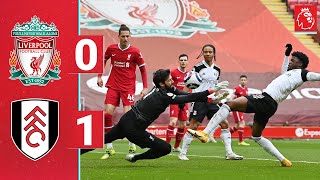 Highlights Liverpool 01 Fulham  Firsthalf goal the difference at Anfield [upl. by Ennirok]