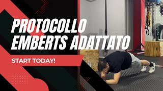 Protocollo EMBERTS Adattato HIIT Completo per Forza e Resistenza  2° Mesociclo Allenamento 1 [upl. by Flss]