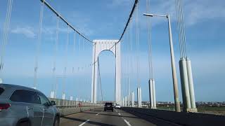 NYC  Driving across Whitestone Bridge from Queens to Bronx Oct 2020 4K [upl. by Weil]