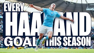 ALL 52 ERLING HAALAND GOALS Man City Season 202223  Every Goal [upl. by Giffer]