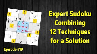 Sudoku Solving Tip  X Wing Technique [upl. by Peugia470]