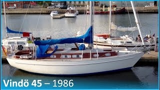 Vindö 45 – 1986 – Wooden classic sailboat with superior beauty in woodwork and appearance like few [upl. by Eibloc]