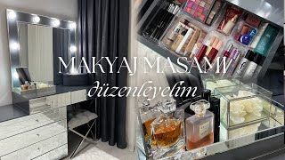 MAKYAJ MASAMI DÜZENLEYELİM 💄 MİNİMAL MAKYAJ KOLEKSİYONUM [upl. by Drewett]