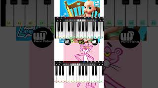 JOHNY Johny Yes Papa Song Vs Pink Panther Theme  Easy Piano Tune [upl. by Venterea593]