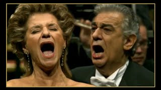 Verdi Aida  Duet of Radames amp Amneris Agnes Baltsa Plácido Domingo  Vienna 2005 [upl. by Annadiane]