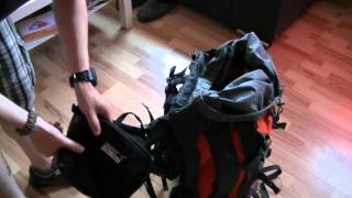 Trekkingrucksack  richtig packen einstellen und anlegen [upl. by Tloc638]