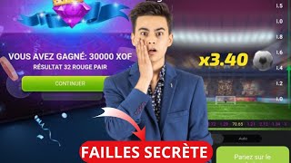 2 failles 1xbet sûr à 100 pour gagner minimum 20000F chaque 20 minutes [upl. by Jule]